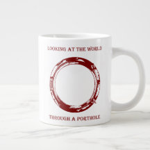 Tittar i världen genom en Porthole 1 färg