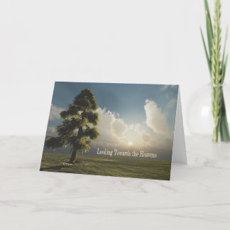 Tittar in mot himmlarna Notecard Kort