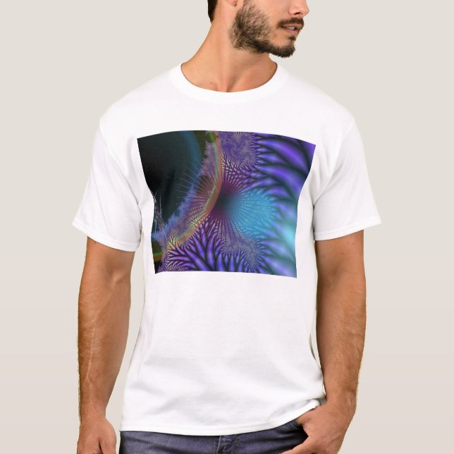 Tittar inåt - Amethyst & Azure gåta T Shirt (Framsida)