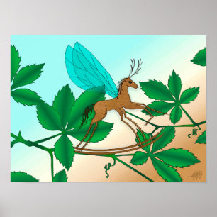 Tittar Insekter av glas - Rockinghorse Fly Poster