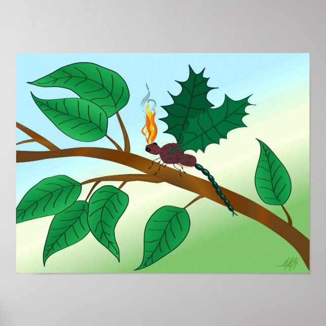 Tittar Insekter av glas - Snapdragon-Fly Poster (Framsidan)