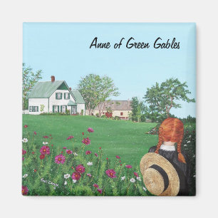 Tittar med Kärlek-Anne av Grönt Gables Magnet