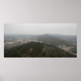 Tittar mot Väster Mountain, Hett Vår, AR Poster