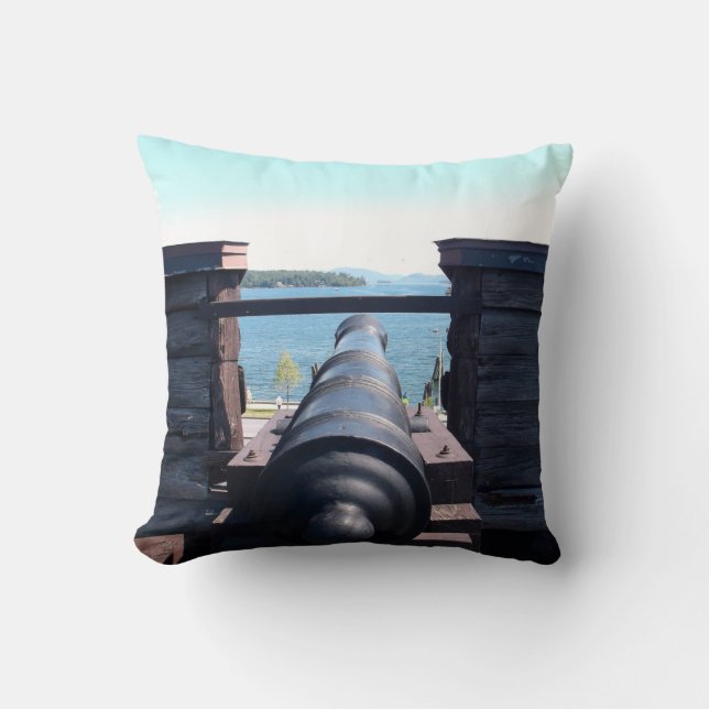 Tittar ner cylindern kudde (Framsida)