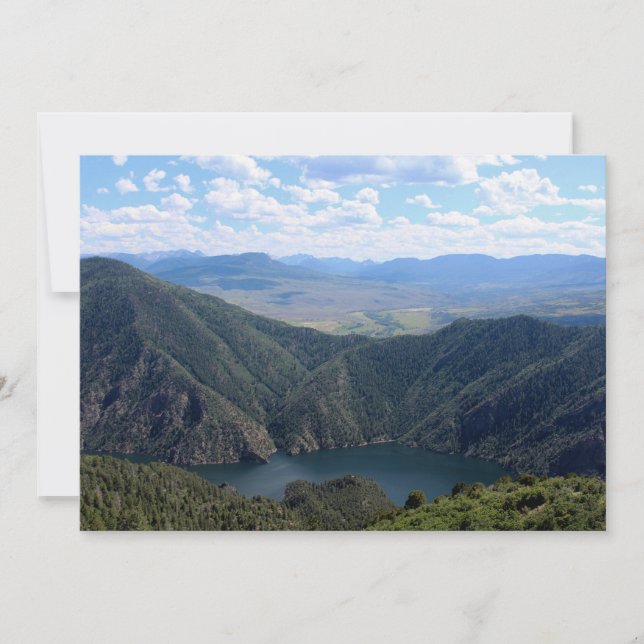 Tittar ner vid Gunnison Anteckningskort (Framsida)