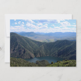 Tittar ner vid Gunnison Anteckningskort