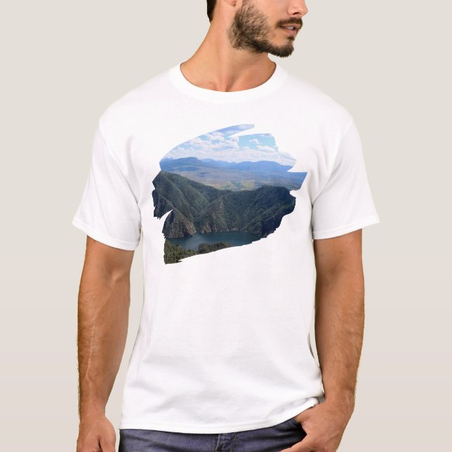 Tittar ner vid Gunnison River T Shirt (Framsida)