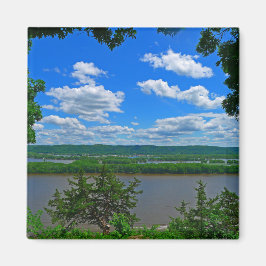 Tittar över Mighty Mississippi Magnet