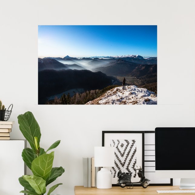 Tittar över nya horisonter poster (Hemmakontoret)