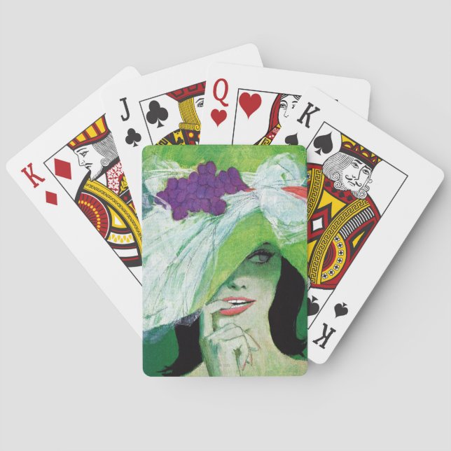 Tittar på annat sätt spel kort (Baksidan)