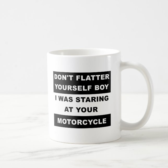 Tittar på din motorcykel Rolig mugg (Höger)