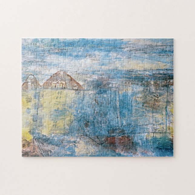 Tittar på en Square, 1912 av Paul Klee Pussel (Horisontell)