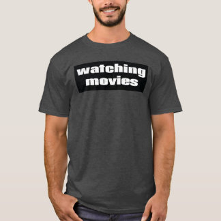 Tittar på filmer kompis t shirt