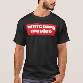 Tittar på filmpresent t shirt