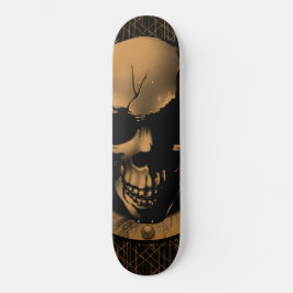 Tittar på Skull Mini Skateboard Bräda 18,5 Cm