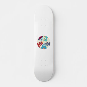 tittar robotar mini skateboard bräda 18,5 cm