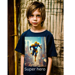 tittar sälja superhjältemedda T-shirts-för barn T Shirt