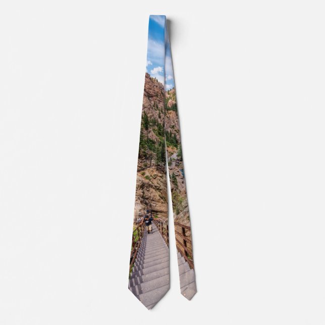 Tittar sju fack i Trappor Neck Tie Slips (Framsida)