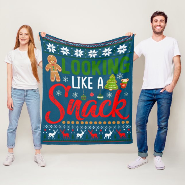 Tittar som en fin julkaka, ugly fleecefilt (På plats)