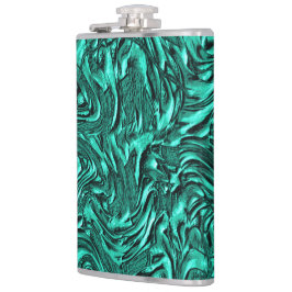 Tittar som en grönt som texturerats av en vägg fickplunta