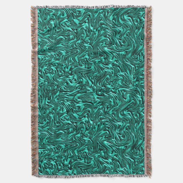 Tittar som en grönt som texturerats av en vägg filt (Framsidan Vertikal)