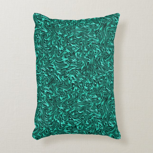 Tittar som en grönt som texturerats av en vägg prydnadskudde (Framsidan(Vertikal))