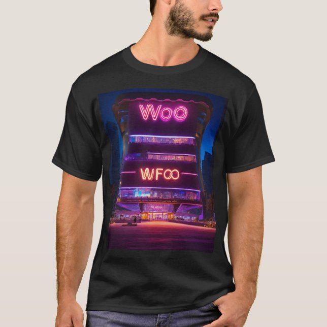 Tittar som en wow t shirt (Framsida)