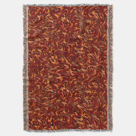 Tittar som korall och orange som texturerats av vä filt