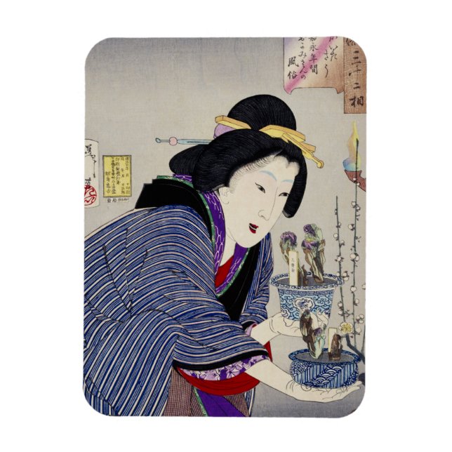 Tittar som om hon vill ändra sig: Utseende Magnet (Vertikal)