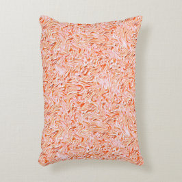 Tittar som texturerad av vägg, lax färg prydnadskudde