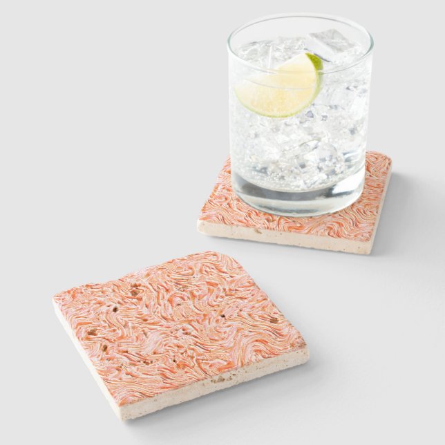 Tittar som texturerad av vägg, lax färg stenunderlägg (Sidan)