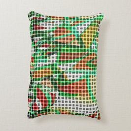 Tittar som vävt basket över ett foto av gräs prydnadskudde