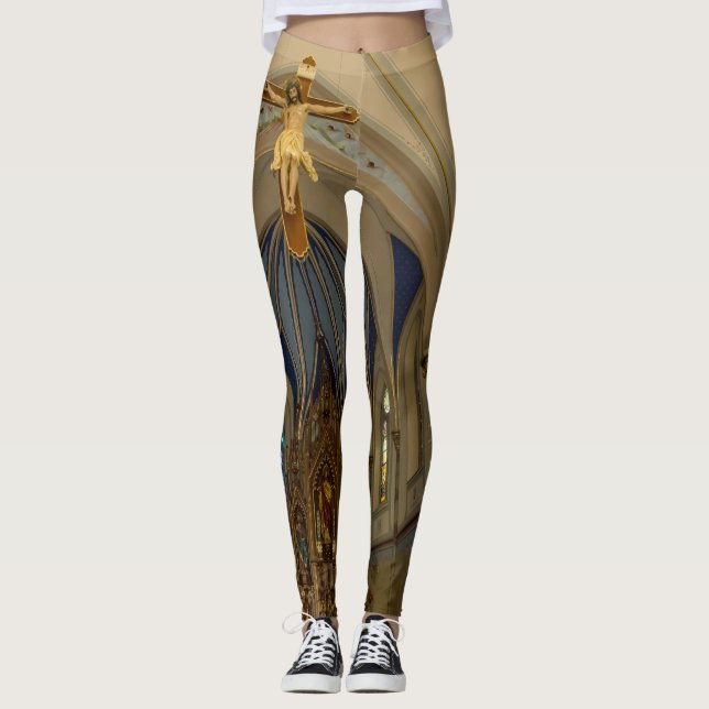 Tittar St Peter Altar Leggings (Framsida)