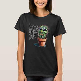 Tittar Superskojet Cactus Succulent Graph för vass T Shirt