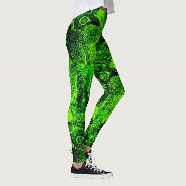 tittar till grönt leggings (Höger)