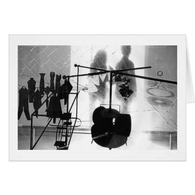 Tittar till och med det stora exponeringsglaset - hälsningskort (Framsidan Horizontal)