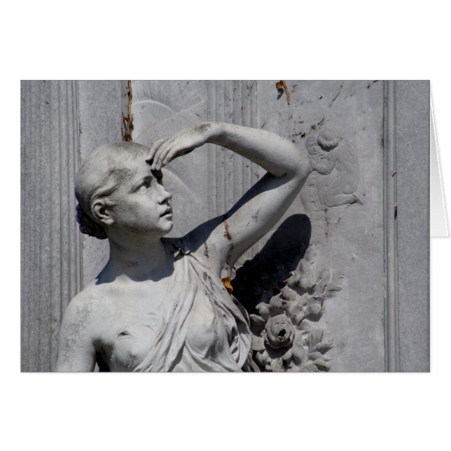 Tittar upp för dig hälsningskort (Framsidan Horizontal)