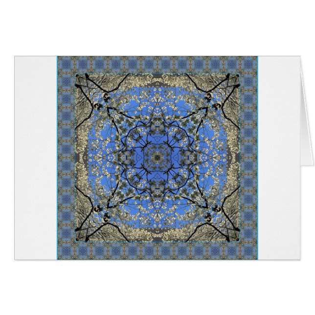 Tittar upp hälsningskort (Framsidan Horizontal)