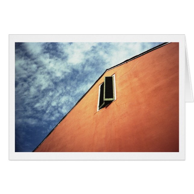 Tittar upp hälsningskort (Framsidan Horizontal)