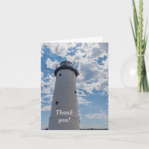 Tittar upp Manistee Lighthouse-tackkort Tack Kort