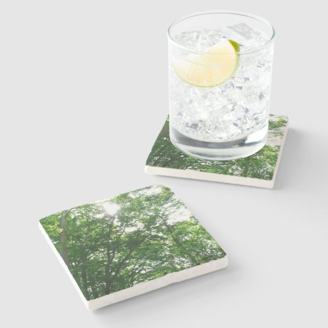 Tittar upp till sommaren Träd Underlägg Sten (Sidan)