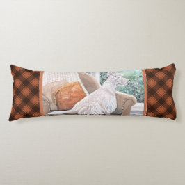 Tittar ut ett fönster kroppskudde