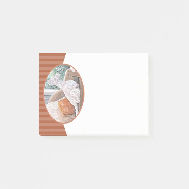 Tittar ut ett fönster post-it block (Framsida)