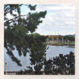 Tittar ut över Sjö Spegel i Lakeland