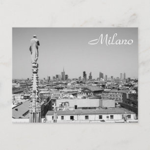 Tittar ut på Milano Vykort