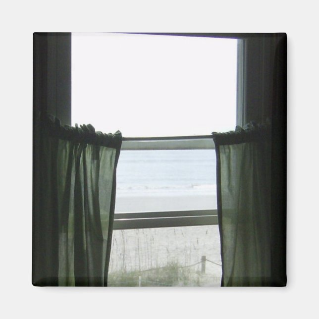 Tittar ute till havs magnet (Framsidan)