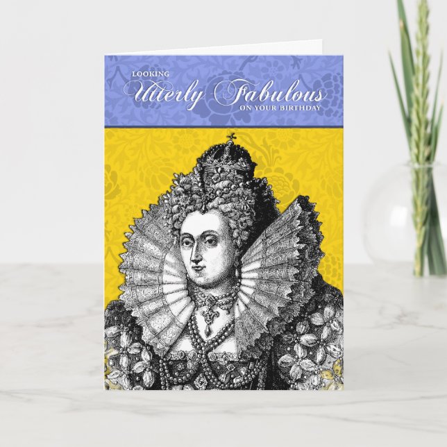 Tittar Utterly sagolikt på din födelsedag Kort (Framsida)