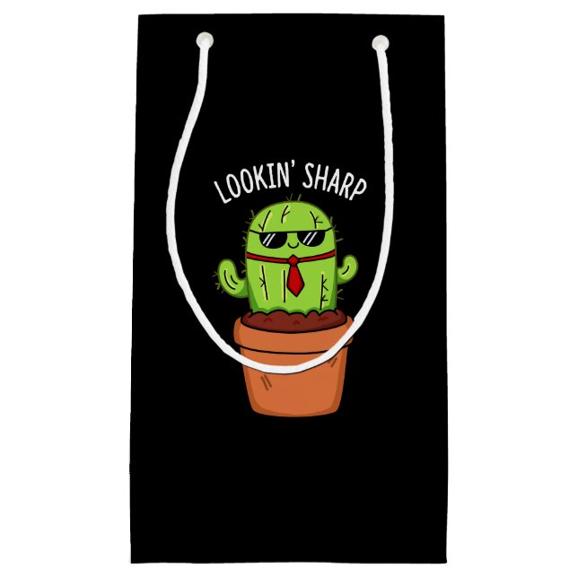 Tittar Vass Funny Cactus Pun Mörk BG (Framsidan)