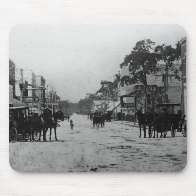 Tittar väster på den Flagler gatan Musmatta (Framsidan)