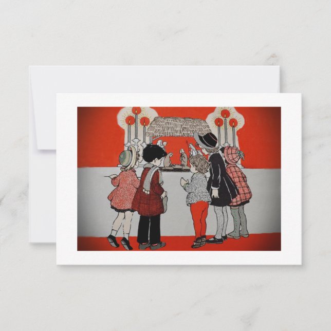 Tittar vid mätarscenen inbjudningar (Framsida)